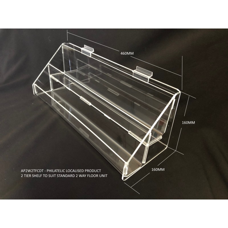 2 Way Floor unit  - 2 Tier Philatelic shelf 